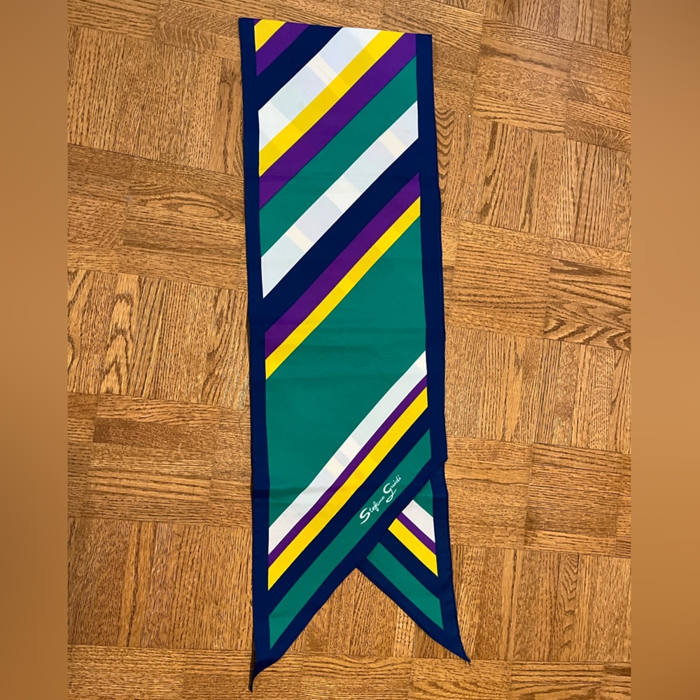 🌸 Stylish Multicolor Scarf by Stefano Guidi. (3 for $25)